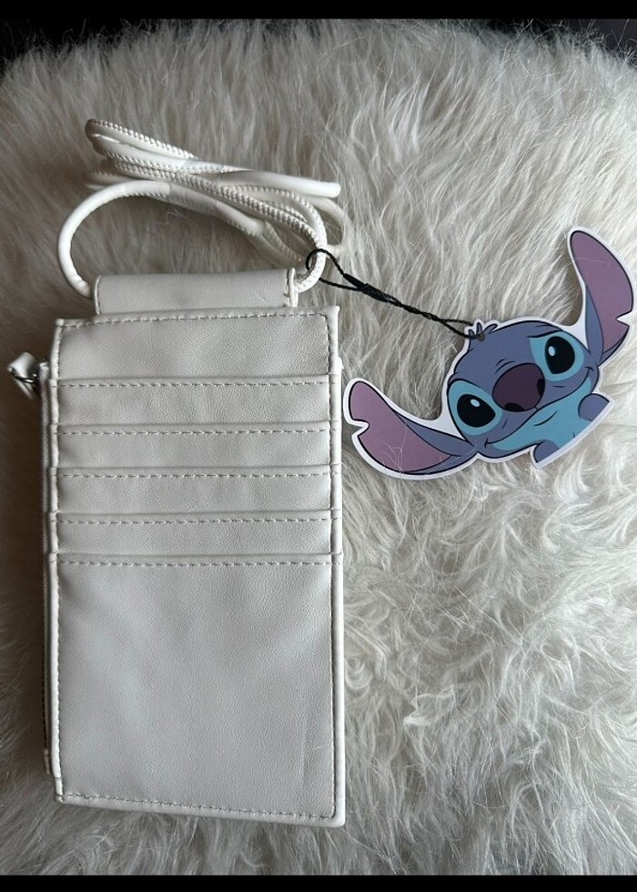 Stitch Telefon ve Cüzdan Bölmeli Çanta - Görsel 4