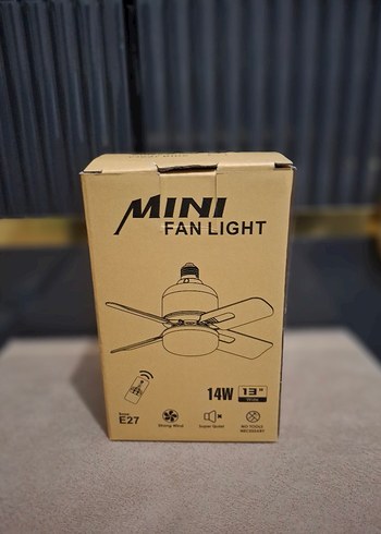 Mini Fan Işığı 14W E27