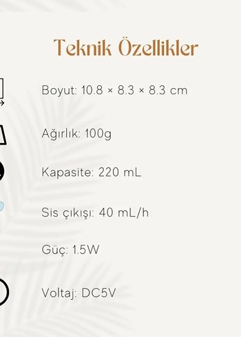 Sessiz Nemlendirici Işık Özellikli - Görsel 6