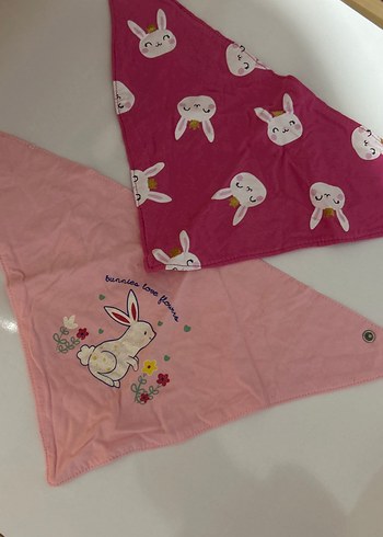 Baskılı Pembe Bebek Önlüğü - Görsel 2