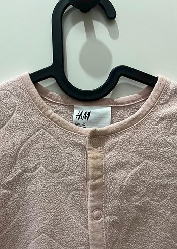 Düğmeli Pembe Bebek Kız Tulumu - Görsel 3