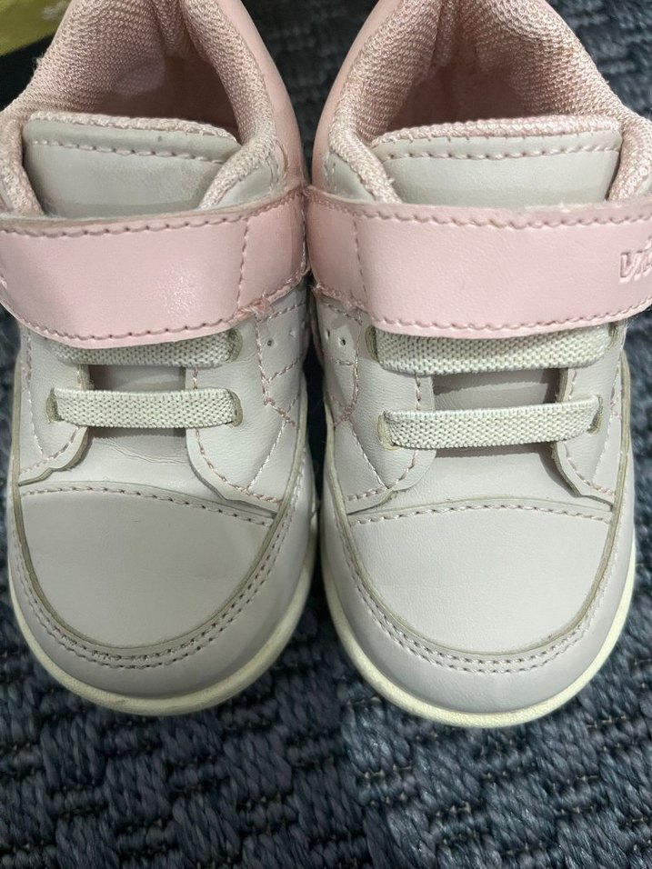 Kız Çocuk Pembe Cırtcırtlı İlk Adım Ayakkabısı - Görsel 4