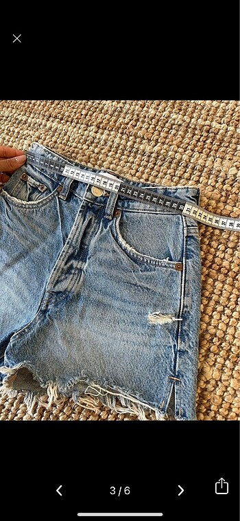 32 Beden Zara Kot Şort
