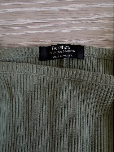 s Beden Bershka halter yaka yeşil elbise