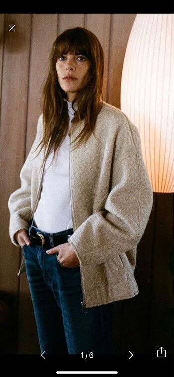 Zara Zara oversize buklet ceket