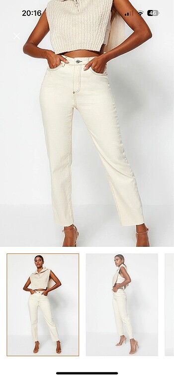 Trendyolmilla ekru jean