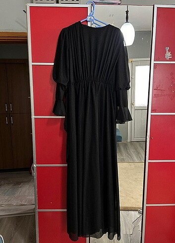 42 Beden siyah Renk Abiye elbise 