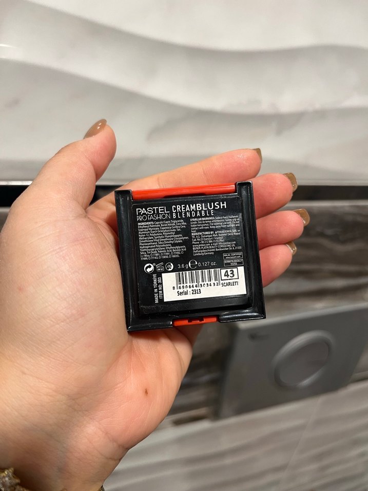 Pastel kırmızı Krem Allık - Görsel 3