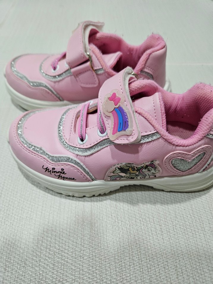 Kız Çocuk Pembe Bağcıksız Spor Ayakkabı - Görsel 5