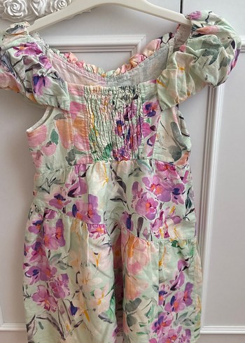 Zara Zara çiçek Desenli Bohem Kız Elbise YEPYENİ