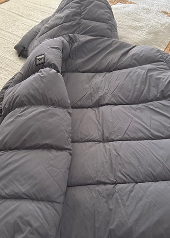 xl Beden gri Renk LUFİAN ORJİNAL KAS TÜYÜ MONT KAÇMAZ XL