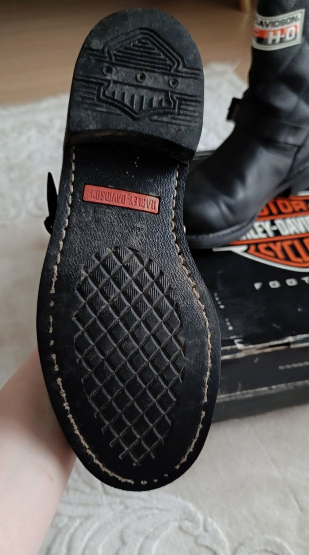 Siyah Harley Davidson Bot - Görsel 2