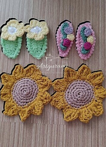 Amigurami örgü çıt çıt toka