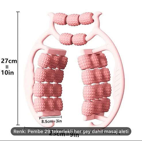 İNDİRİM Selülit giderici masaj aleti 29 teker