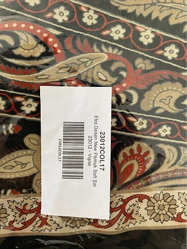 Beden ETRO DESEN NEW PAMUK SOFT ŞAL VİŞNE