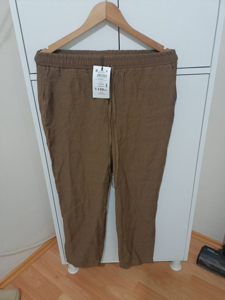 Kahverengi Kadın havuç Pantolon - Görsel 5