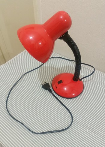 Kırmızı Masa Lambası - Görsel 8