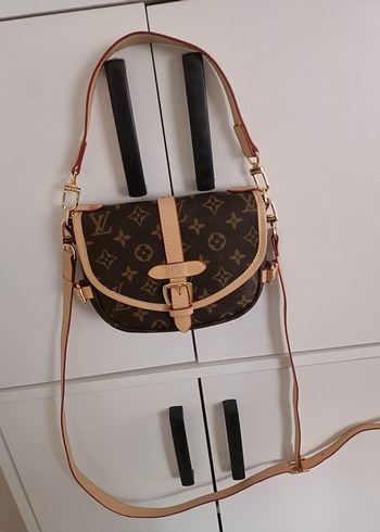 YSL  Kahverengi Deri Kadın Çanta - Görsel 9