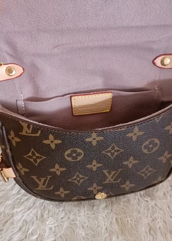 YSL  Kahverengi Deri Kadın Çanta - Görsel 6