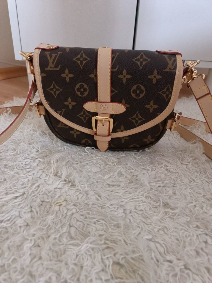 YSL  Kahverengi Deri Kadın Çanta - Görsel 2