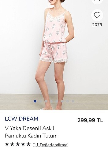 Lcwakiki dream penye kumaş tulum 