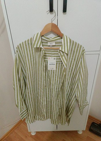 Kadın Çizgili Tunik - Uzun Kollu, Rahat Kesim - Görsel 5