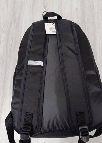 Beden Puma Siyah Fermuarlı unisex Sırt Çantası