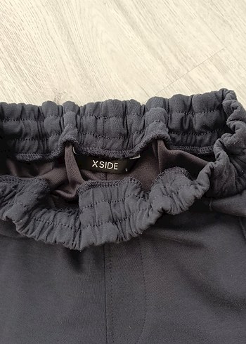 erkek Gri Pilili Pamuklu Kumaş Pantolon - Görsel 4