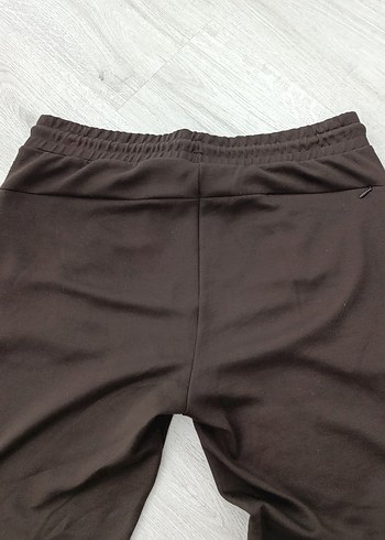 Kahverengi erkek Kemerli Kumaş Pantolon - Görsel 4