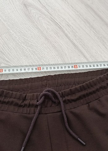 Kahverengi erkek Kemerli Kumaş Pantolon - Görsel 5