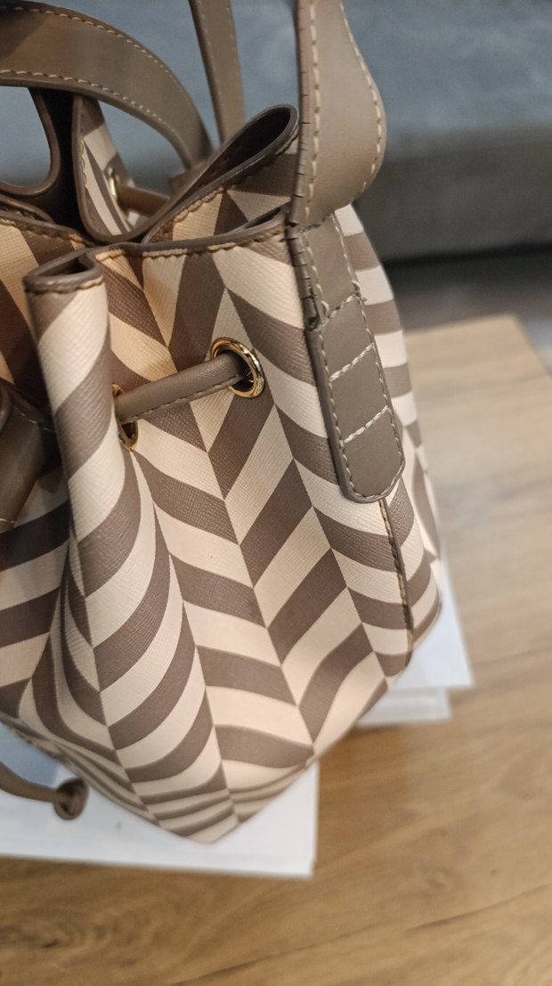 Beymen Bej Zebra Desenli Kadın Çanta - Görsel 4