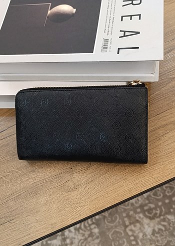 Vakko Fermuarlı Siyah Kadın Cüzdan - Görsel 3