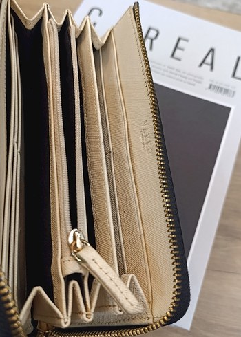 Vakko Fermuarlı Siyah Kadın Cüzdan - Görsel 6