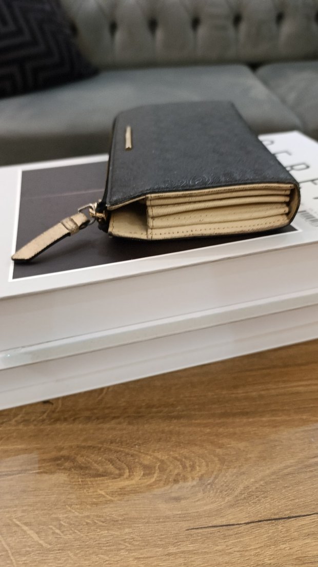 Vakko Fermuarlı Siyah Kadın Cüzdan - Görsel 4