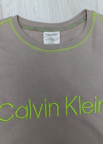 Calvin Klein Gri Erkek Sweatshirt - Görsel 2
