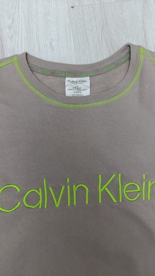 Calvin Klein Gri Erkek Sweatshirt - Görsel 2