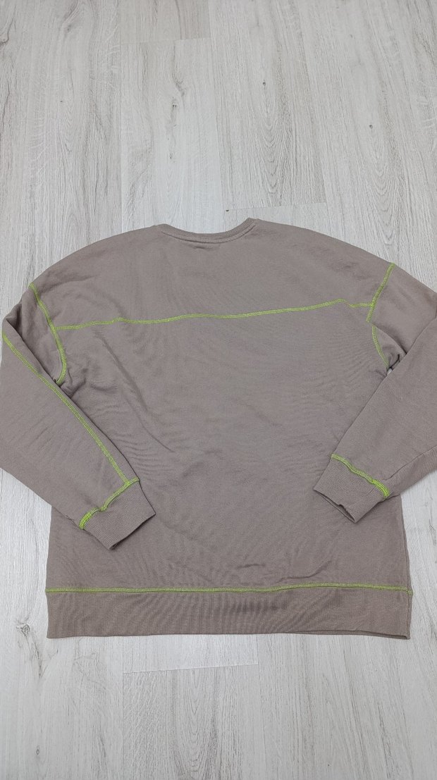 Calvin Klein Gri Erkek Sweatshirt - Görsel 3