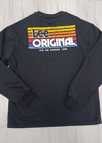 Lee Erkek  Gri Uzun Kollu Sweatshirt - Görsel 3