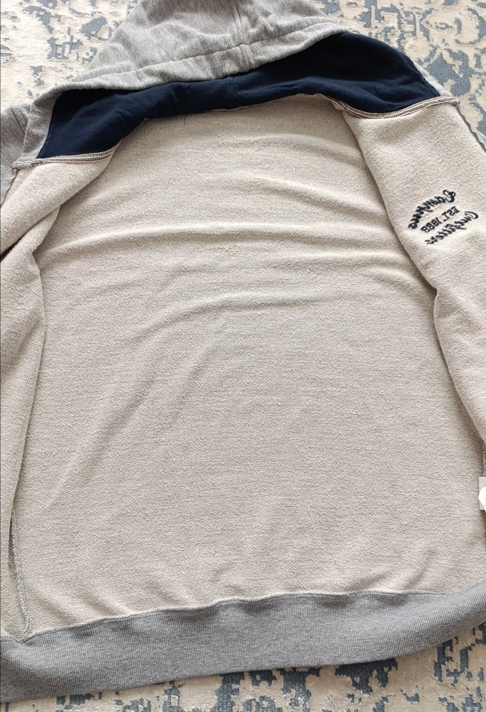 Gri Fermuarlı Erkek Polar Sweatshirt - Görsel 4