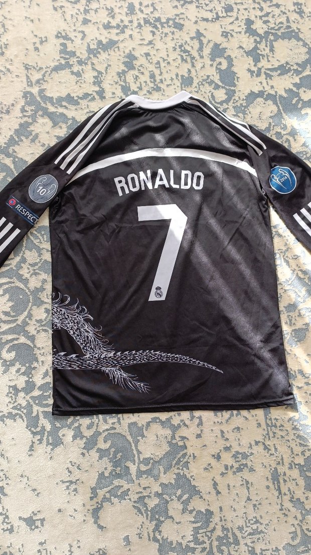 Cristiano Ronaldo Real Madrid uzun kol forma - Görsel 2