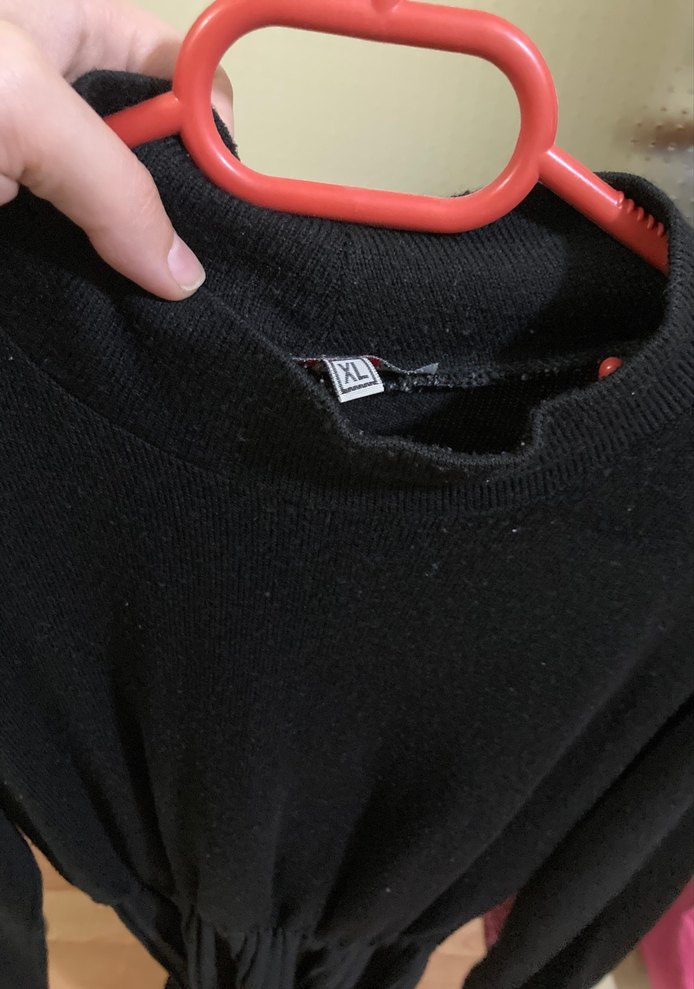 Siyah Uzun Kollu Piliseli Uzun Elbise - Görsel 3