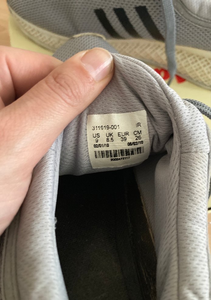 Gri Adidas Bağcıklı Kadın Spor Ayakkabı - Görsel 5