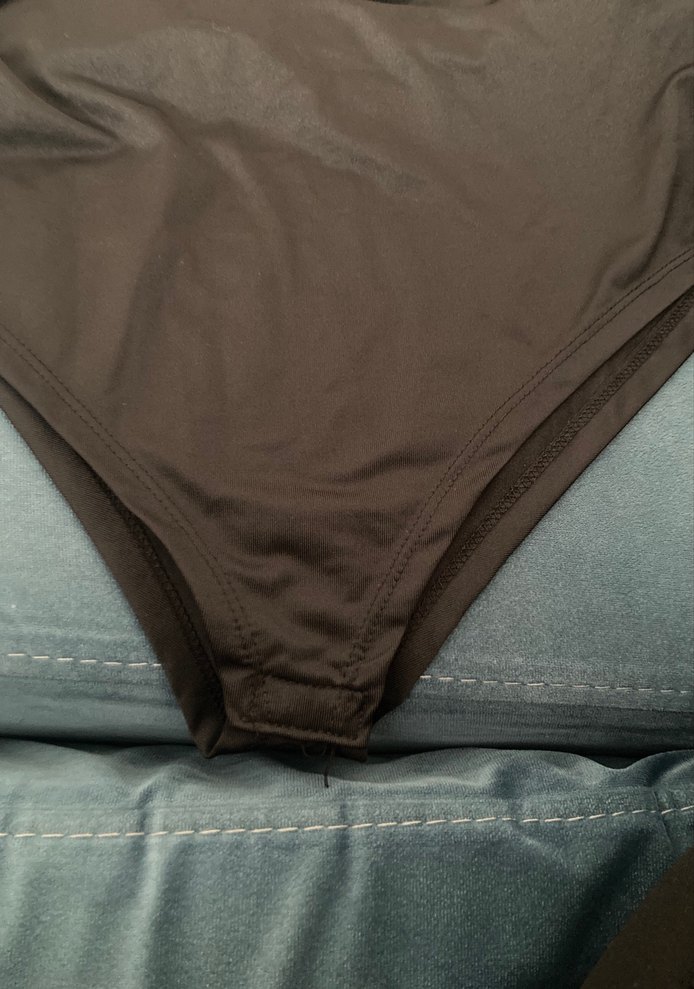 Siyah tek omuz çıt çıtlı badi - Görsel 2