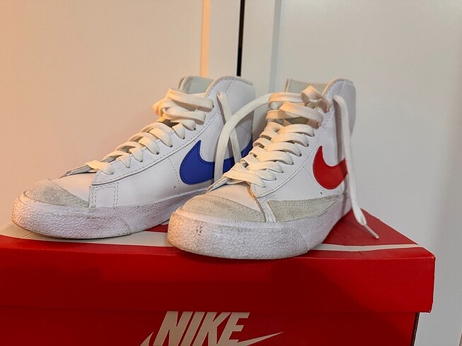 Nike blazer mid77 - kırmızı mavi