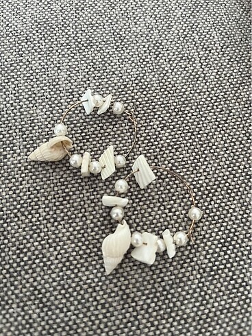 Deniz kabuklu küpe - Görsel 2