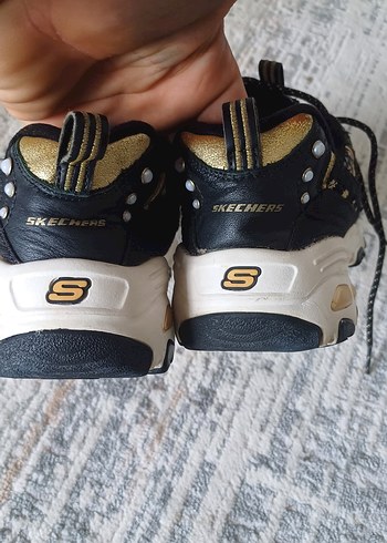 38 Beden altın Renk Skechers Kadın Yılan Desenli Platform Spor Ayakkabı