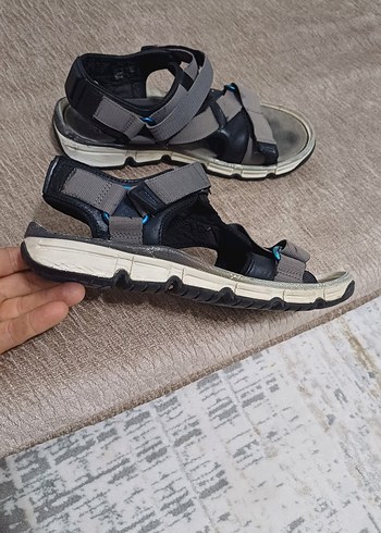 Gri Erkek Kayışlı Spor Sandalet - Görsel 2