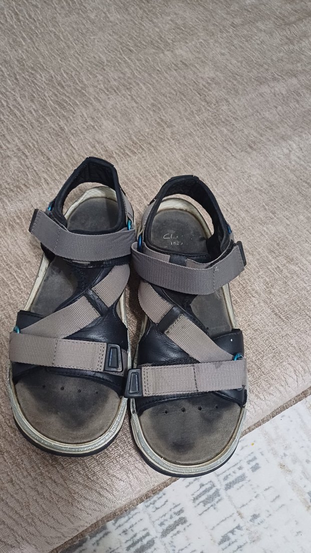 Gri Erkek Kayışlı Spor Sandalet - Görsel 4