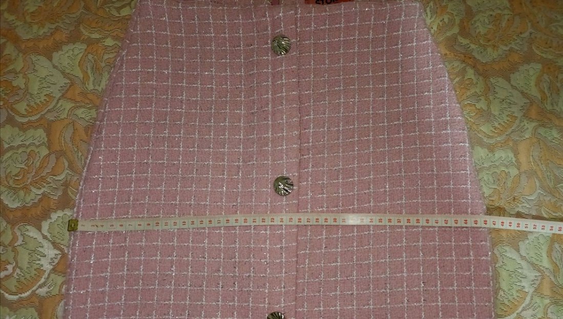 Düğmeli Pembe Tüvit takım - Görsel 5