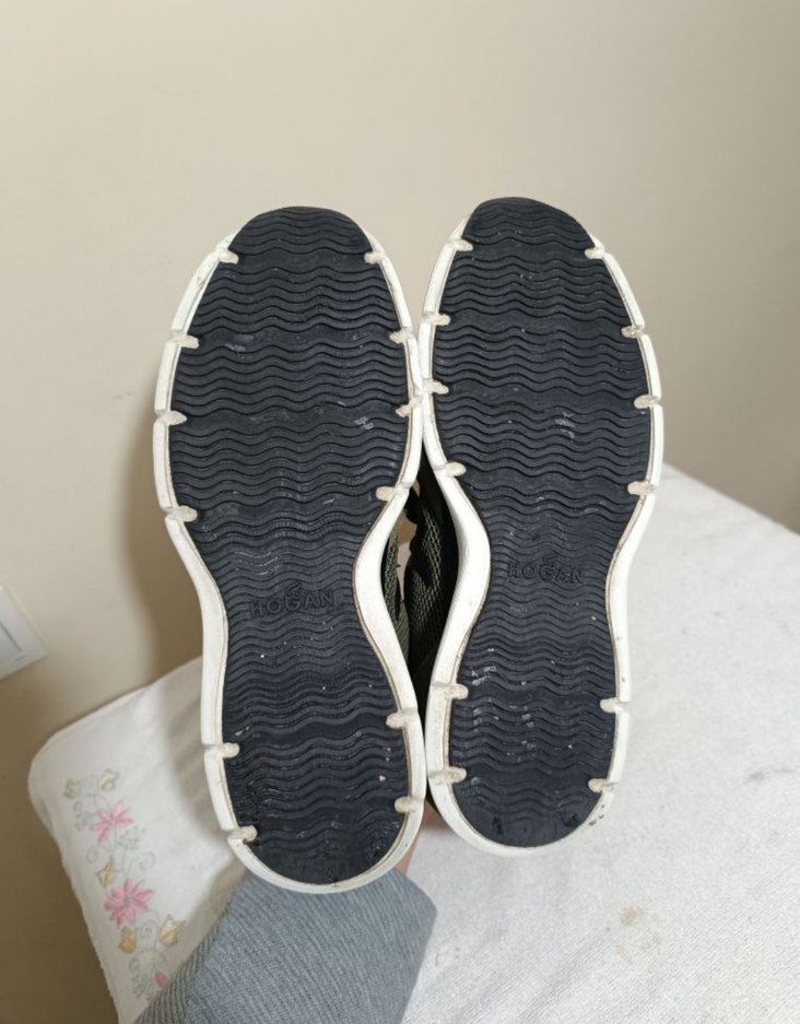 Hogan Erkek Haki Mesh & Süet Spor Ayakkabı - Görsel 5